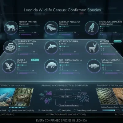 GTA 6 animals and wildlife in Leonida