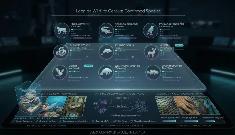 GTA 6 animals and wildlife in Leonida